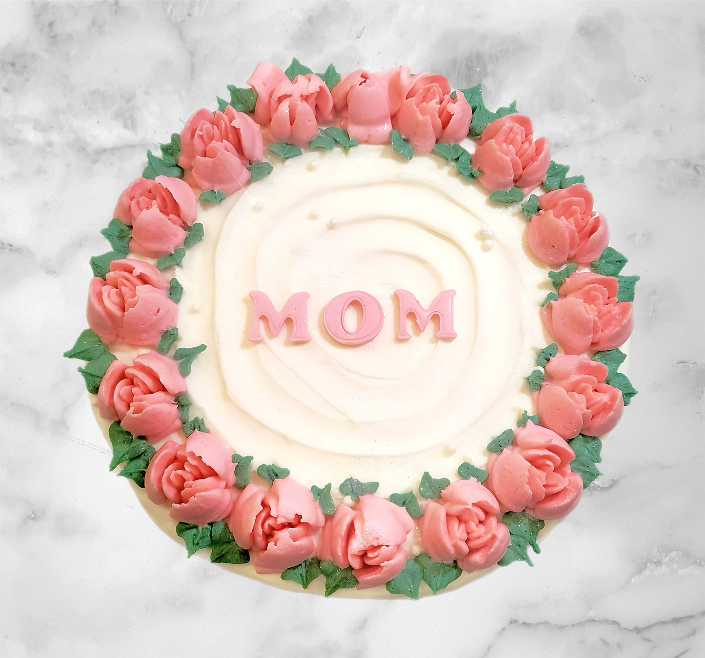 We Love Mom cake