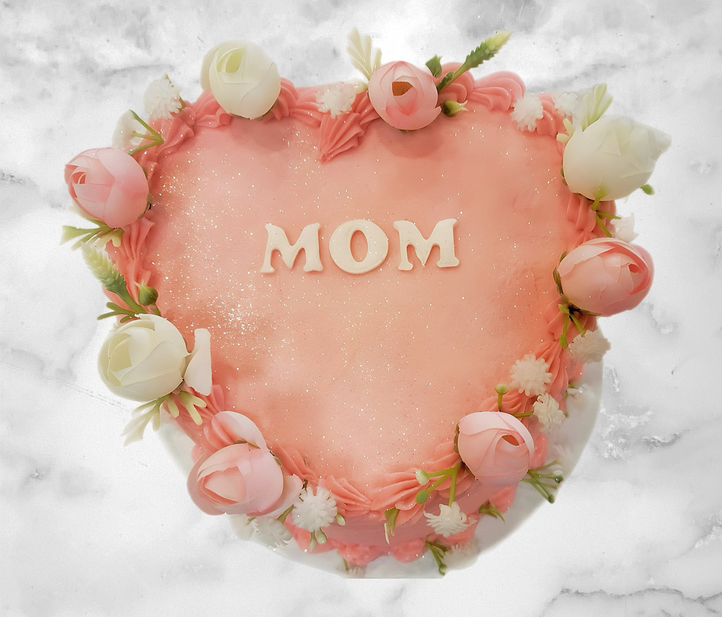Blush and Bloom Mother's Day cake