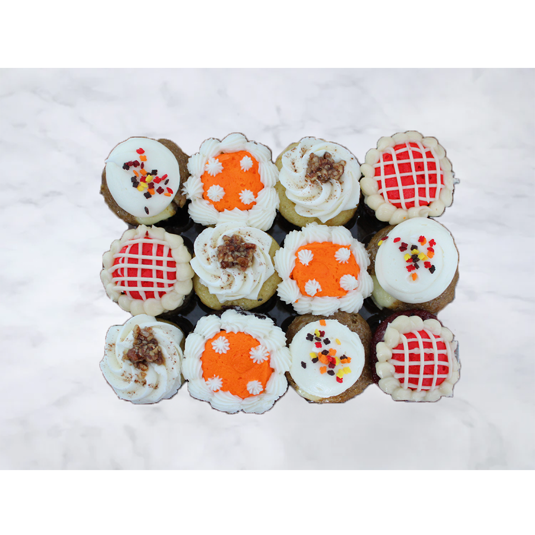 Sweet as Pie Thanksgiving 12 Mini or Regular Size Cupcakes Box