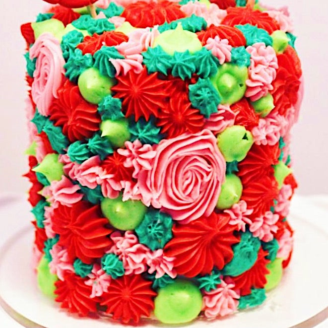 Holiday Rose Divine Cake