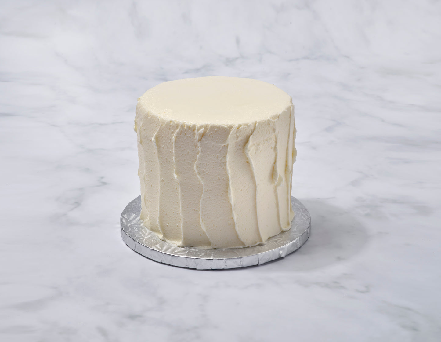 vertical striped textured cake