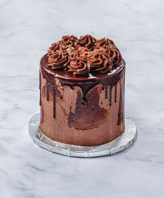 Bourbon bacon chocolate cake