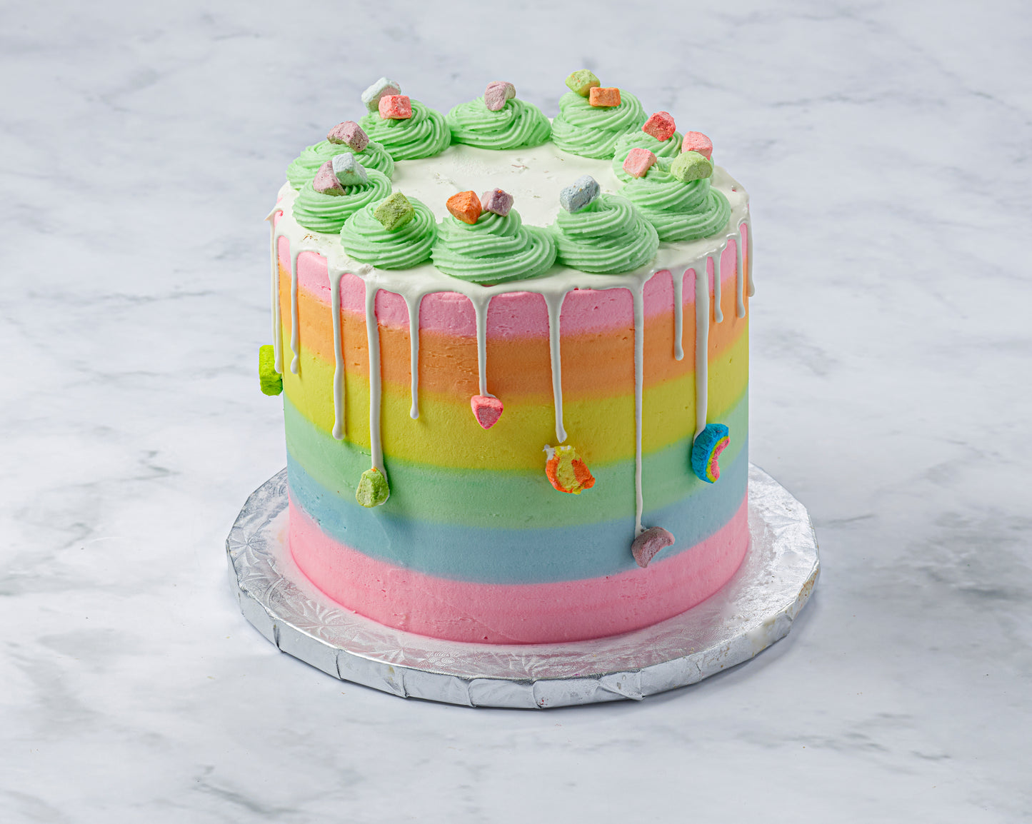 Three layer St. Patrick’s surprise cake