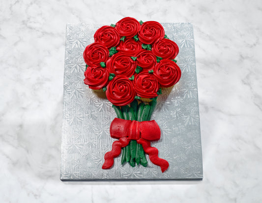 Roses Cupcake Cake
