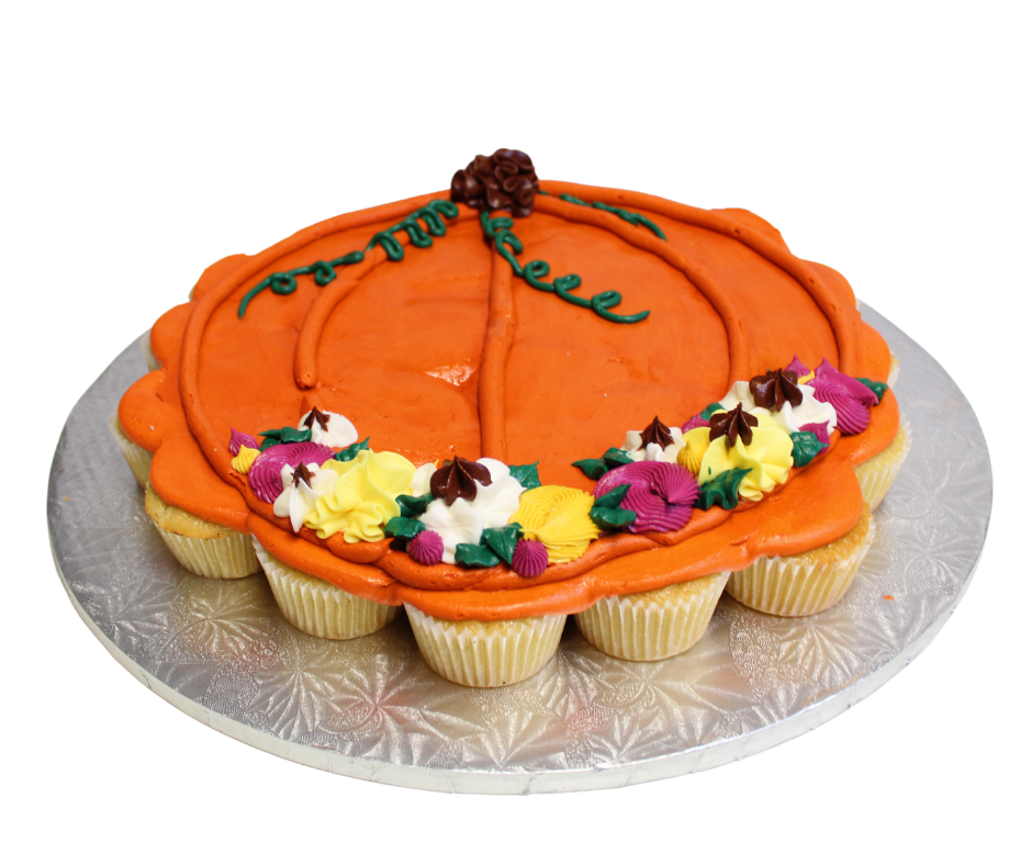 Pumpkin Cupcake Cake