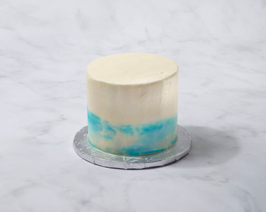 watercolor cake