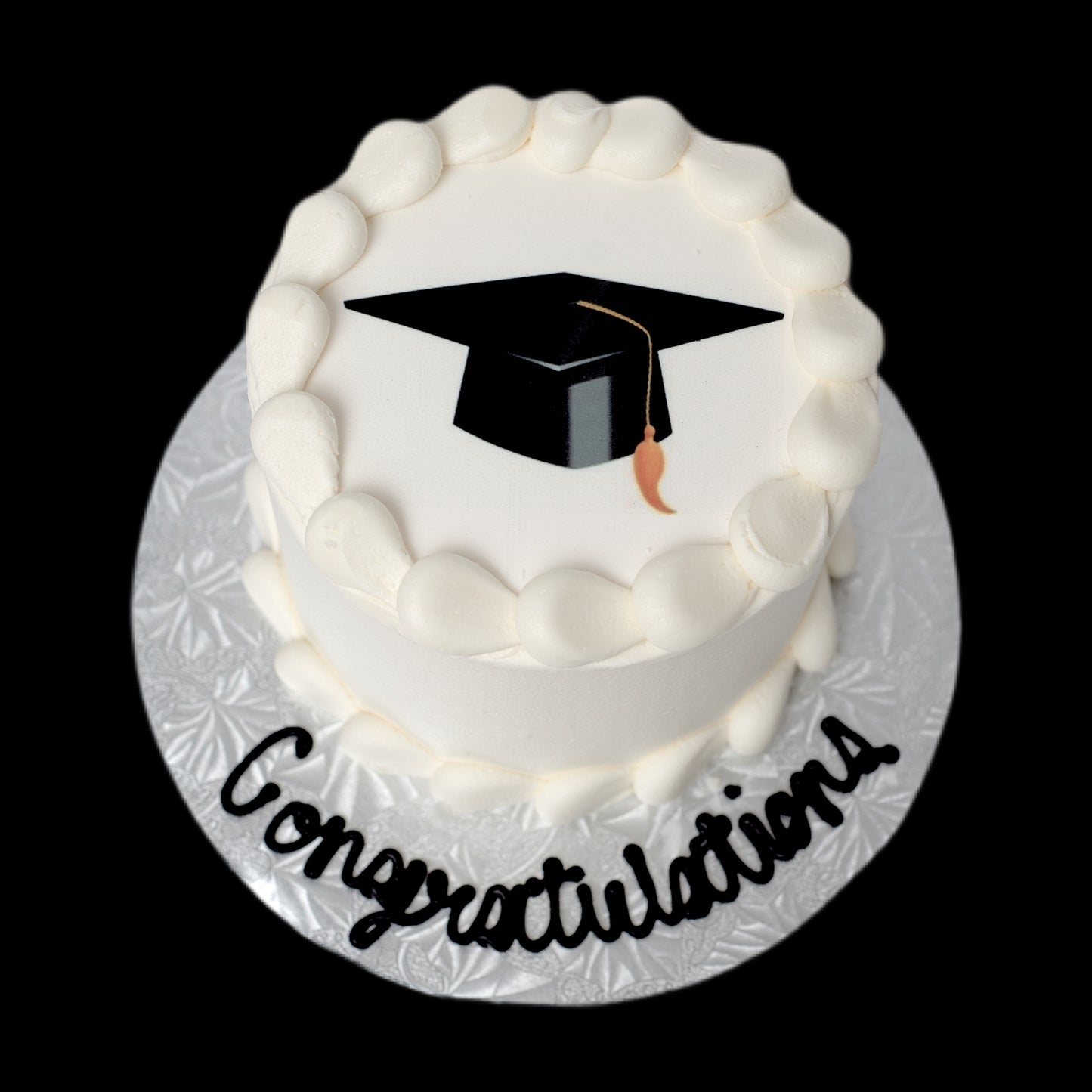 Graduation Cap Sugar Sheet Cake