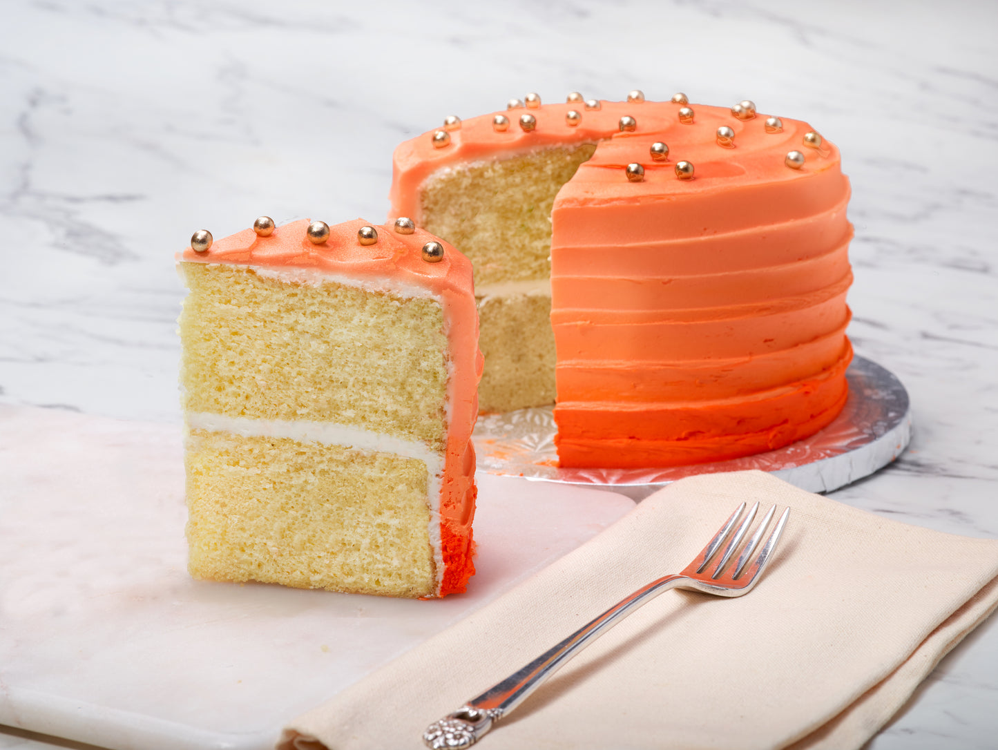 fall ombre cake