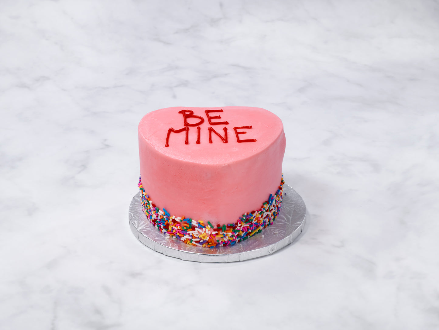 Pink Be Mine Valentines Cake